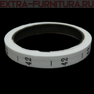 Размерник р-р 42, цв. белый, рул. 300 шт.