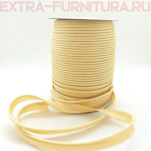 Кант атласный 12 мм, 72 ярда, цв. 109 бежевый ЕВРО