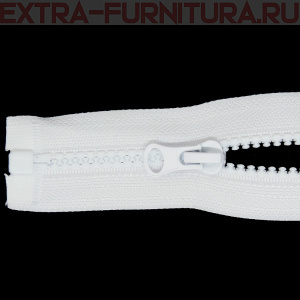 Молния Трактор Т5 1 замок 55см, цв. 101 белый, LOGO