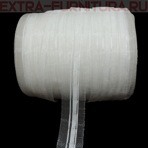 Лента шторная шир.25мм арт.251-0 органза, уп.100м*30уп.