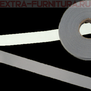 Лента светоотражающая 25 мм № 1102 (100м) нейлон, (400 CD)