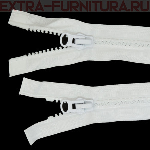 Молния Трактор Т8 2 замка 75см, цв. 101 белый, LOGO