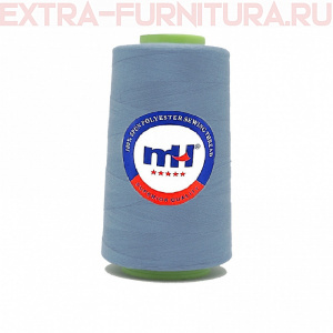 Нитки МН 40/2 п/э  5000 ярдов №308  серо-голубой *