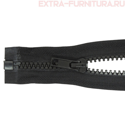 Молния Трактор Т5 1 замок, дл.85 см, цв.черный, усил. звено (кл.А)