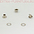 Люверсы 4 мм, (7,9*3 mm, h=4,4mm.), никель (уп.5000шт) А