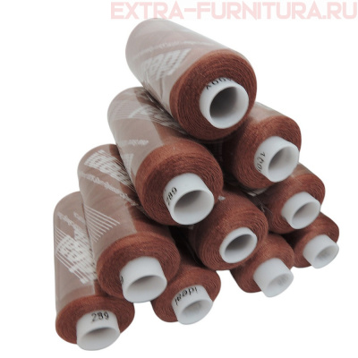 Нитки IDEAL бытовые 40/2 366м, цв.289 коричневый (уп.10шт)