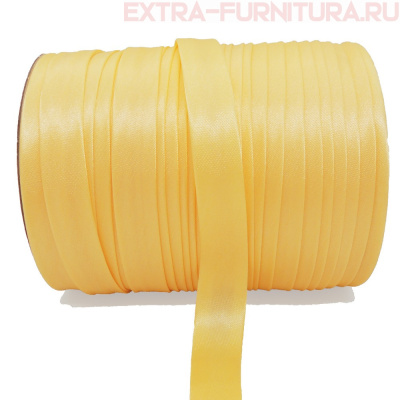 Косая бейка 16мм 132м цв.010 светло- желтый ЕВРО