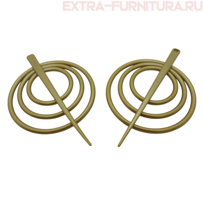 Заколки для штор "Круги", цв. №4, пара