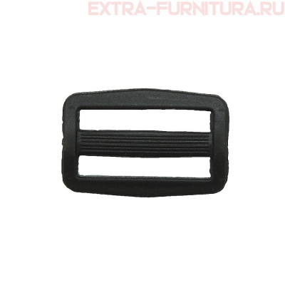 Пряжка  2-х щелевая 50 мм, цв. черный, арт.8826 (уп. 500 шт)