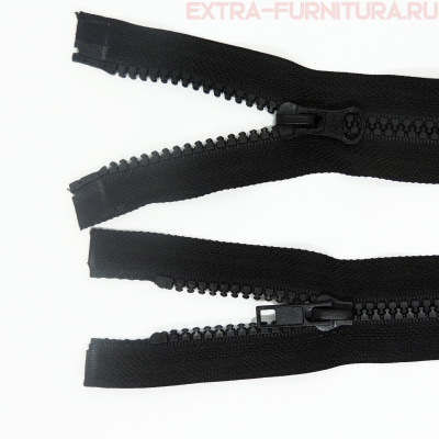 Молния Трактор Т5  2 замка 55 см, цв.322 черный