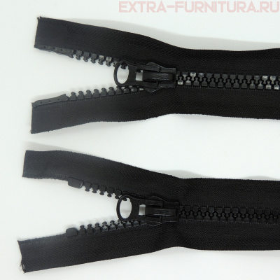 Молния Трактор Т8 2 замка 100см, цв. 322 черный, LOGO