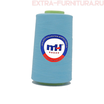 Нитки МН 40/2 п/э  5000 ярдов №255 бирюзово-голубой *