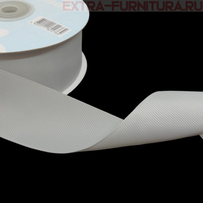 Лента репсовая IDEAL шир. 38мм цв.007 серый, уп.27,42м *