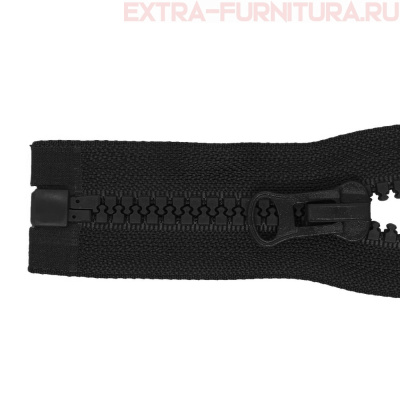 Молния Трактор Т8 1 замок 100см, цв. 322 черный, LOGO