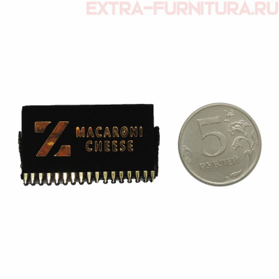 Нашивка Z, золотая надпись, цв.черный